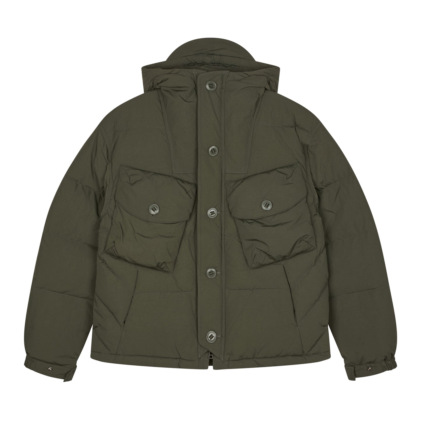 Frizmworks - Smock Puffer Down Parka - DARK GREEN / Grøn - Jakker