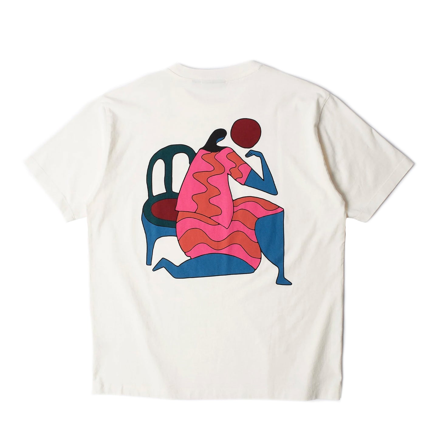 Face Ball T-Shirt Off White