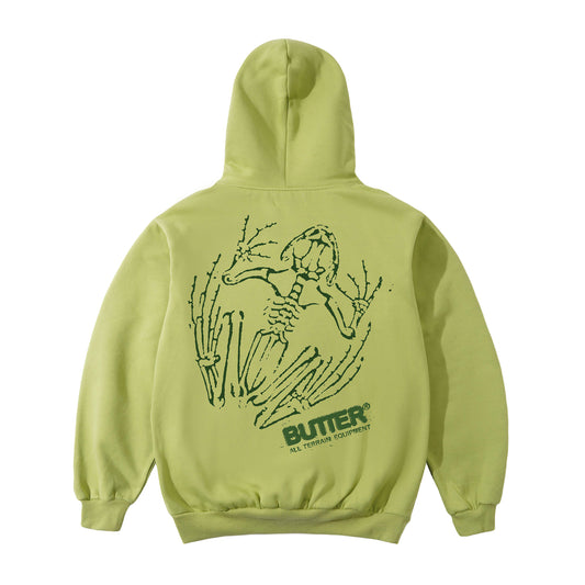 Butter Goods - Fossil Pullover Hood - MOSS / Grøn - Sweatshirts