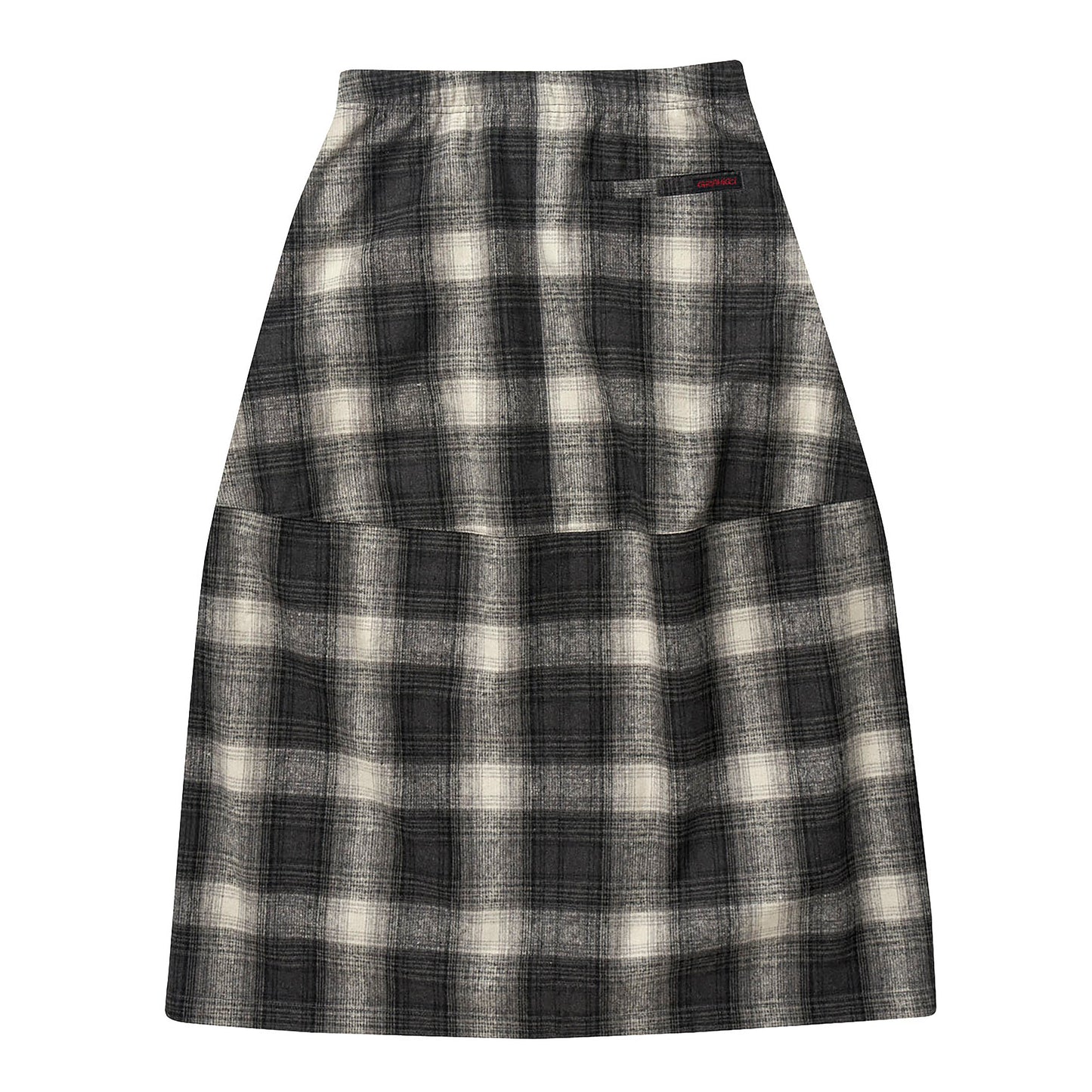 Wool Paneled Skirt