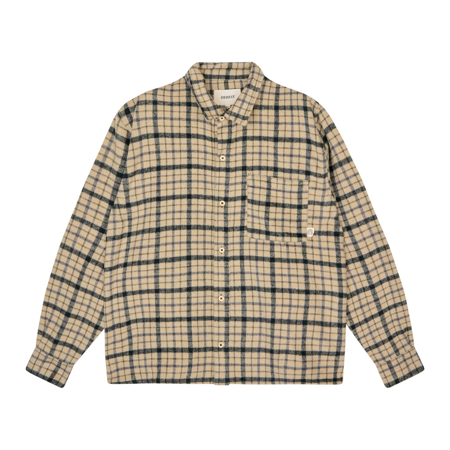 Heresy - Steady Shirt - BISCUIT / GREY / Beige||Grå||Tern - Skjorter