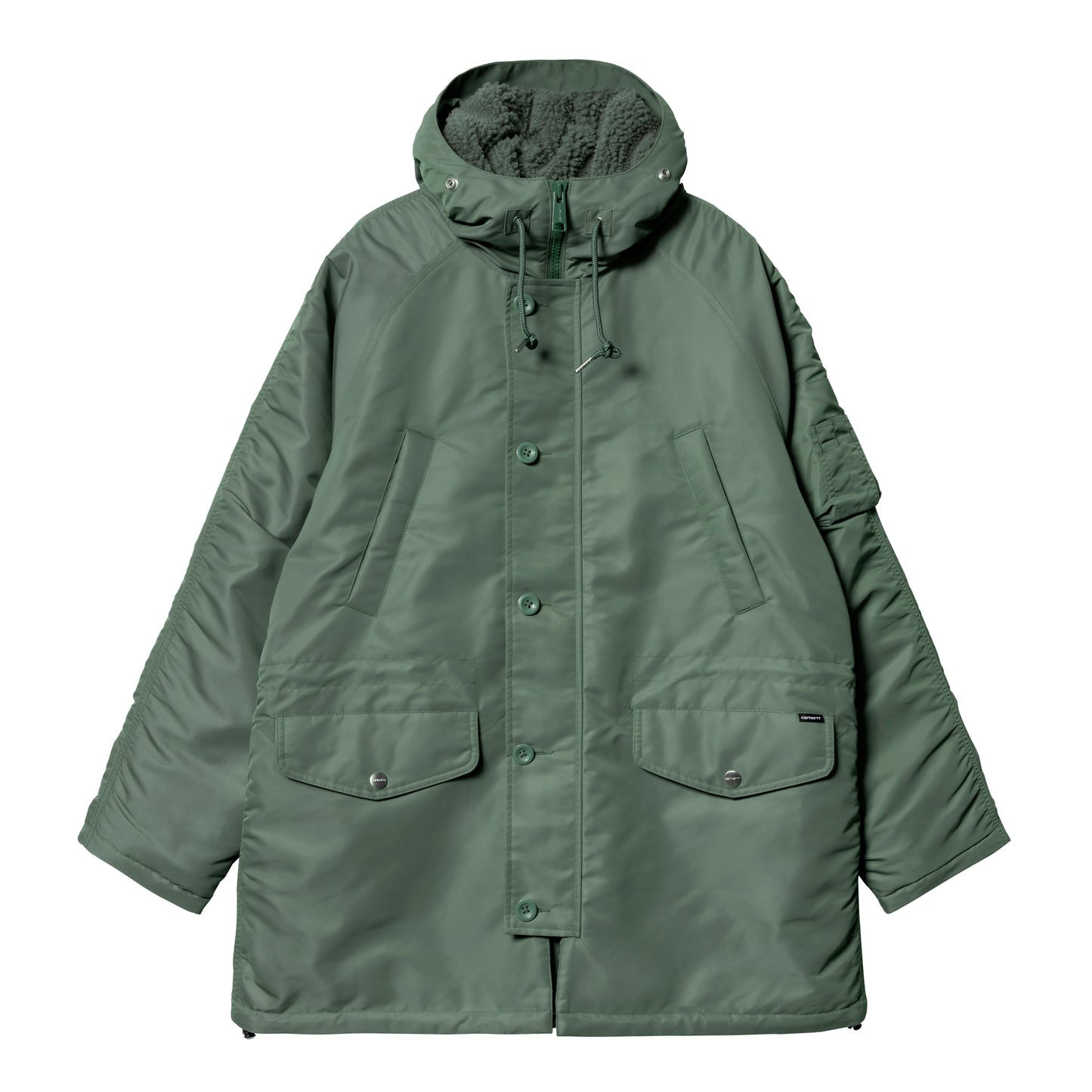 Carhartt WIP - Hooded Olten Parka - DUCK GREEN / Grøn - Jakker