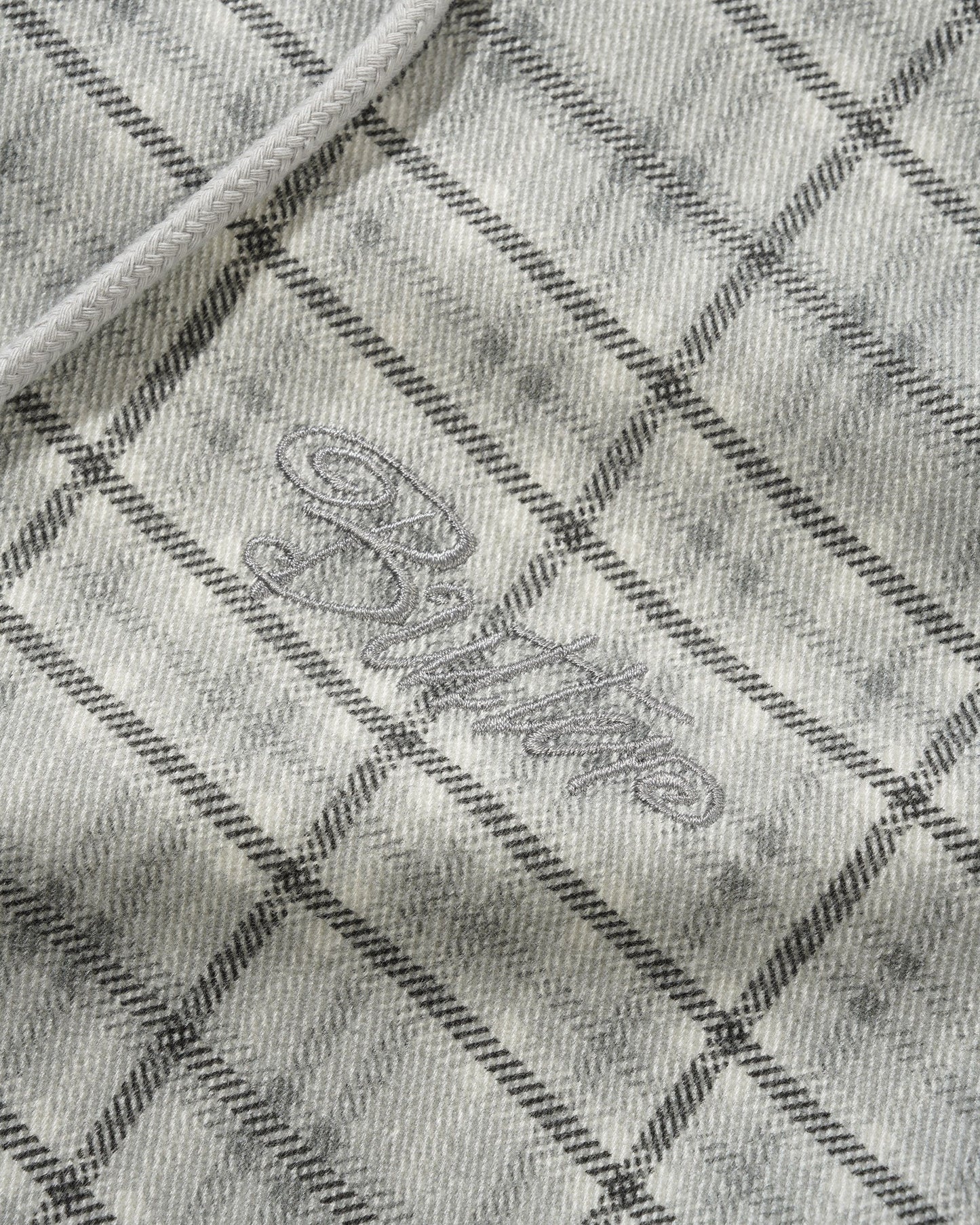 Hooded Work Jacket Grey Plaid