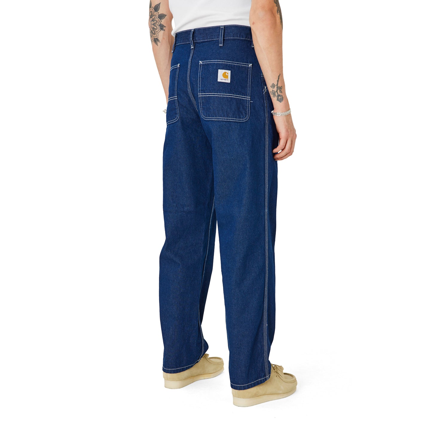 Carhartt WIP - Simple Pant Norco - BLUE ONE WASH / Blå - Bukser