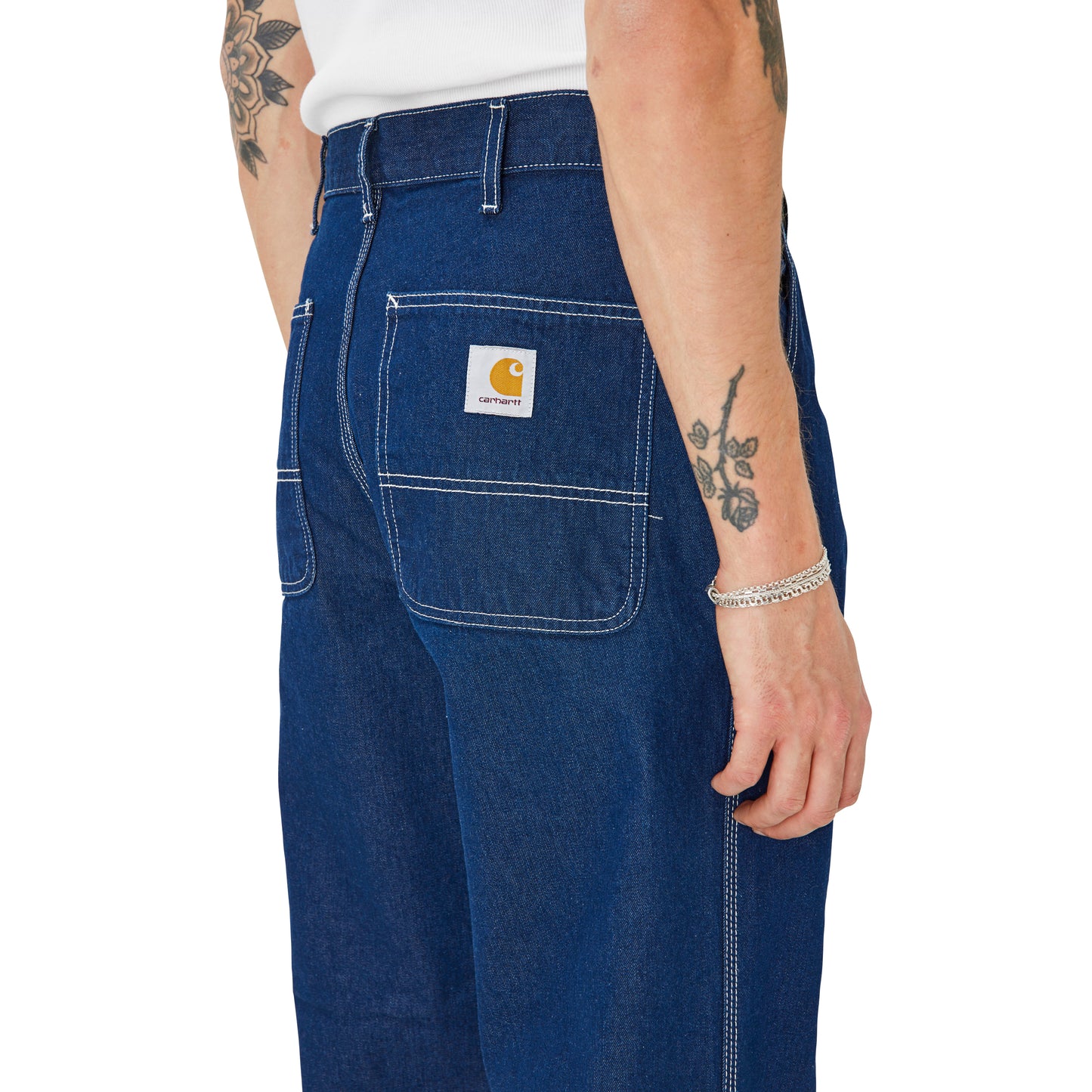 Carhartt WIP - Simple Pant Norco - BLUE ONE WASH / Blå - Bukser