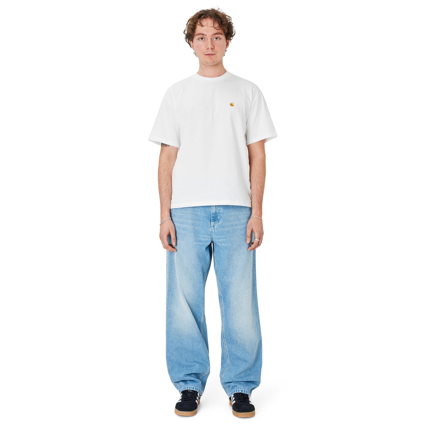 Carhartt WIP - Simple Pant Norco - BLUE LIGHT TRUE WASH / Blå - Bukser