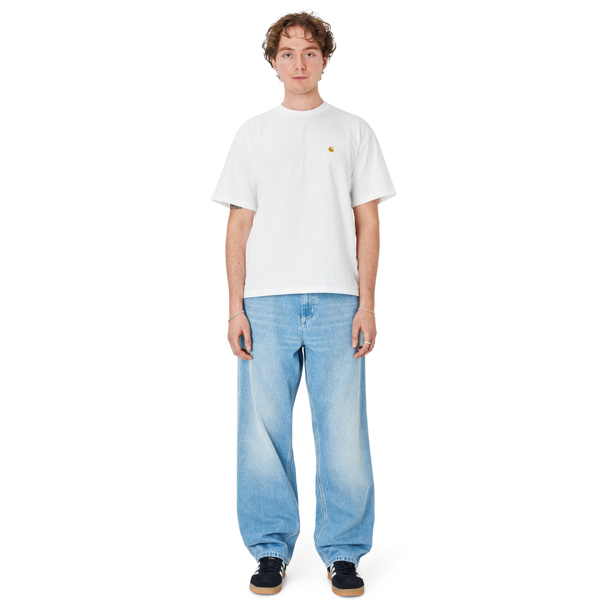Carhartt WIP - Simple Pant Norco - BLUE LIGHT TRUE WASH / Blå - Bukser