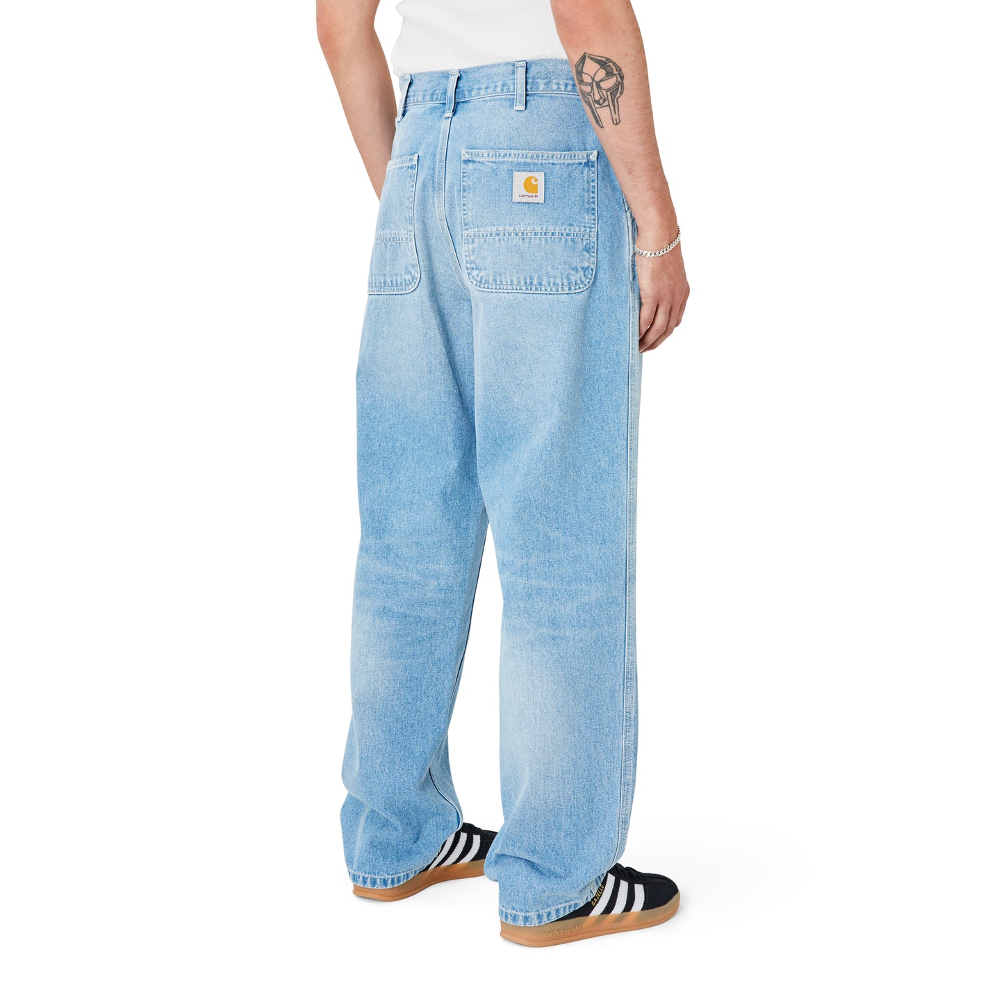 Carhartt WIP - Simple Pant Norco - BLUE LIGHT TRUE WASH / Blå - Bukser