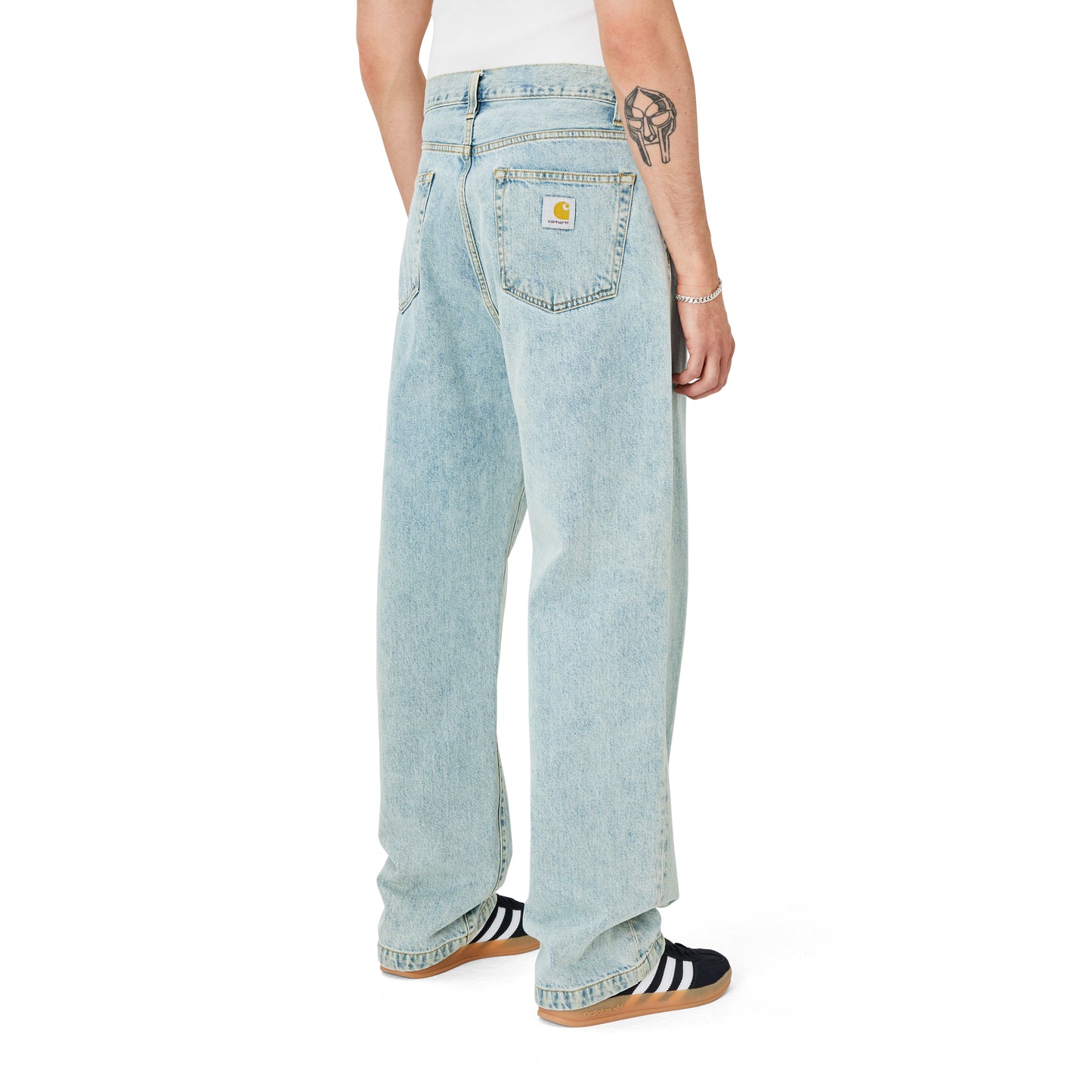 Carhartt WIP - Landon Pant Robertson - BLUE BLEACHED / Blå - Bukser