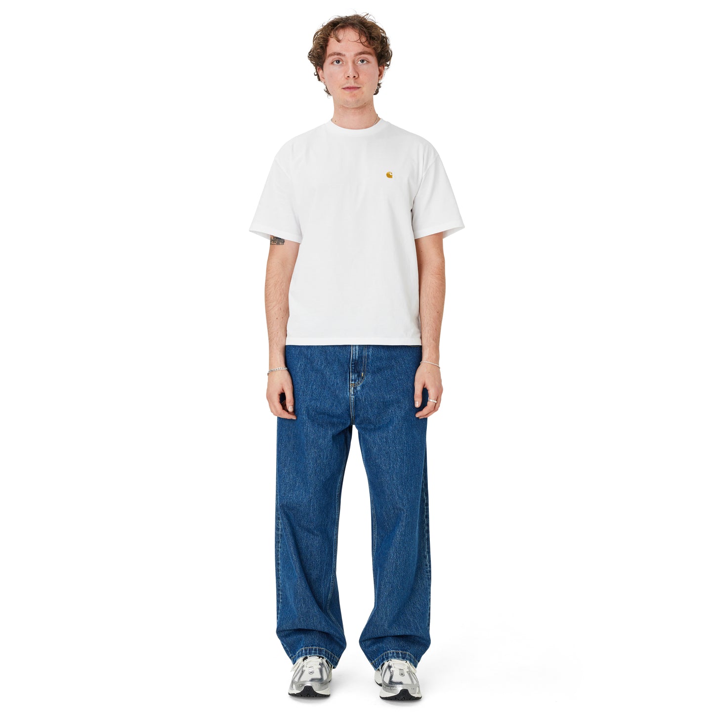 Carhartt WIP - Brandon Pant Smith - BLUE STONE WASHED / Blå - Bukser