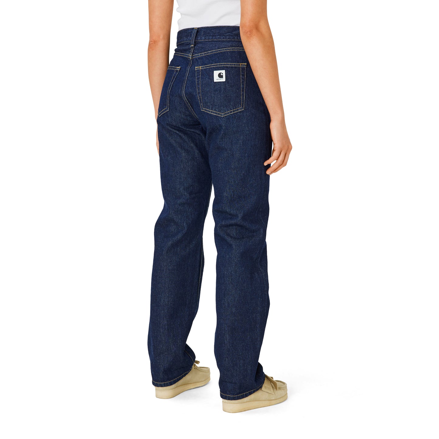 Carhartt WIP - W' Noxon Pant Smith - BLUE RINSED / Blå - Bukser