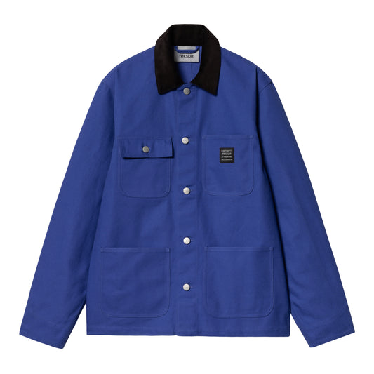 Carhartt WIP - Tresor Way Of The Light Michigan Coat - LAZURITE / DARK GREY / Blå - Jakker