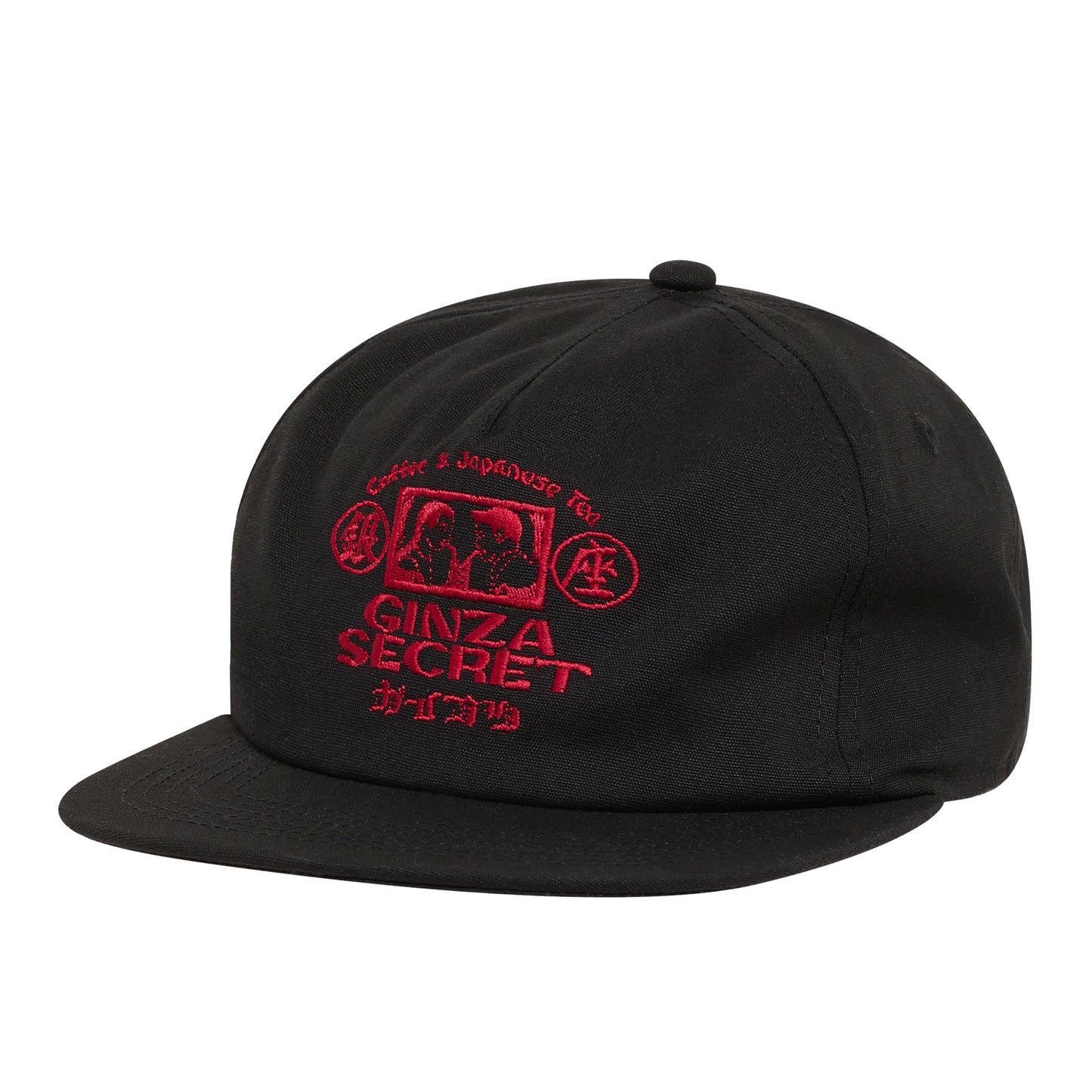 Edwin - Ginza Secret 5 Panels Cap - BLACK / Sort - Accessories