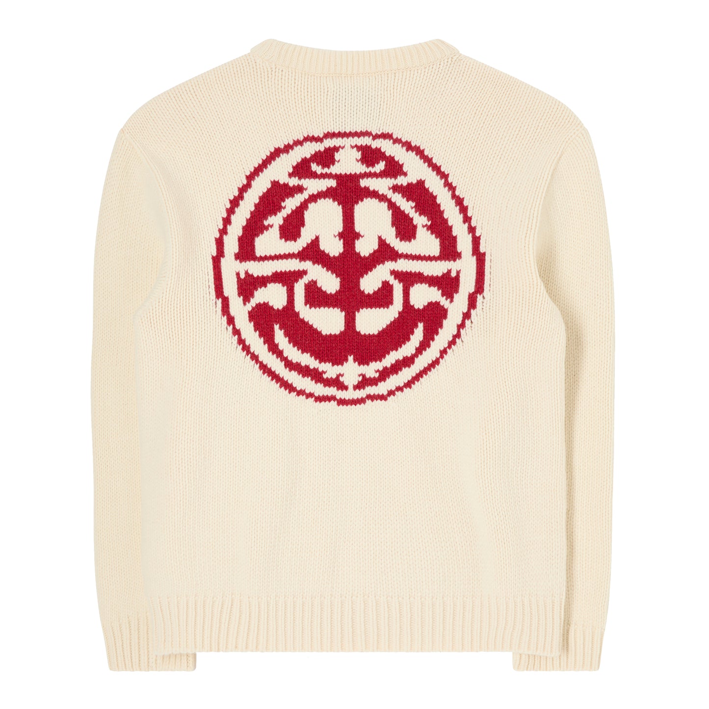 Edwin - Ellis Sweater - OFF WHITE / Hvid - Strik