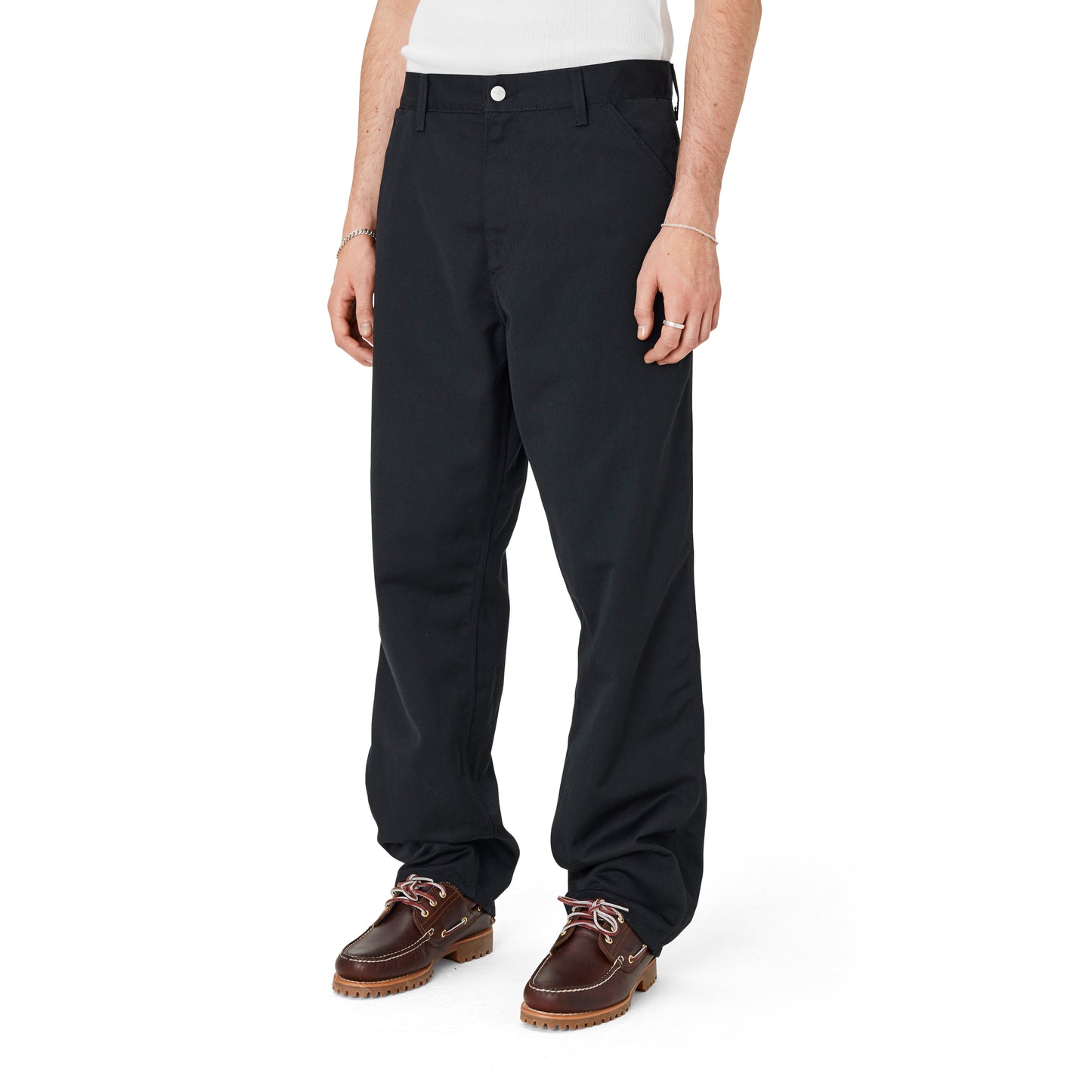 Carhartt WIP - Simple Pant Denison - BLACK / Sort - Bukser