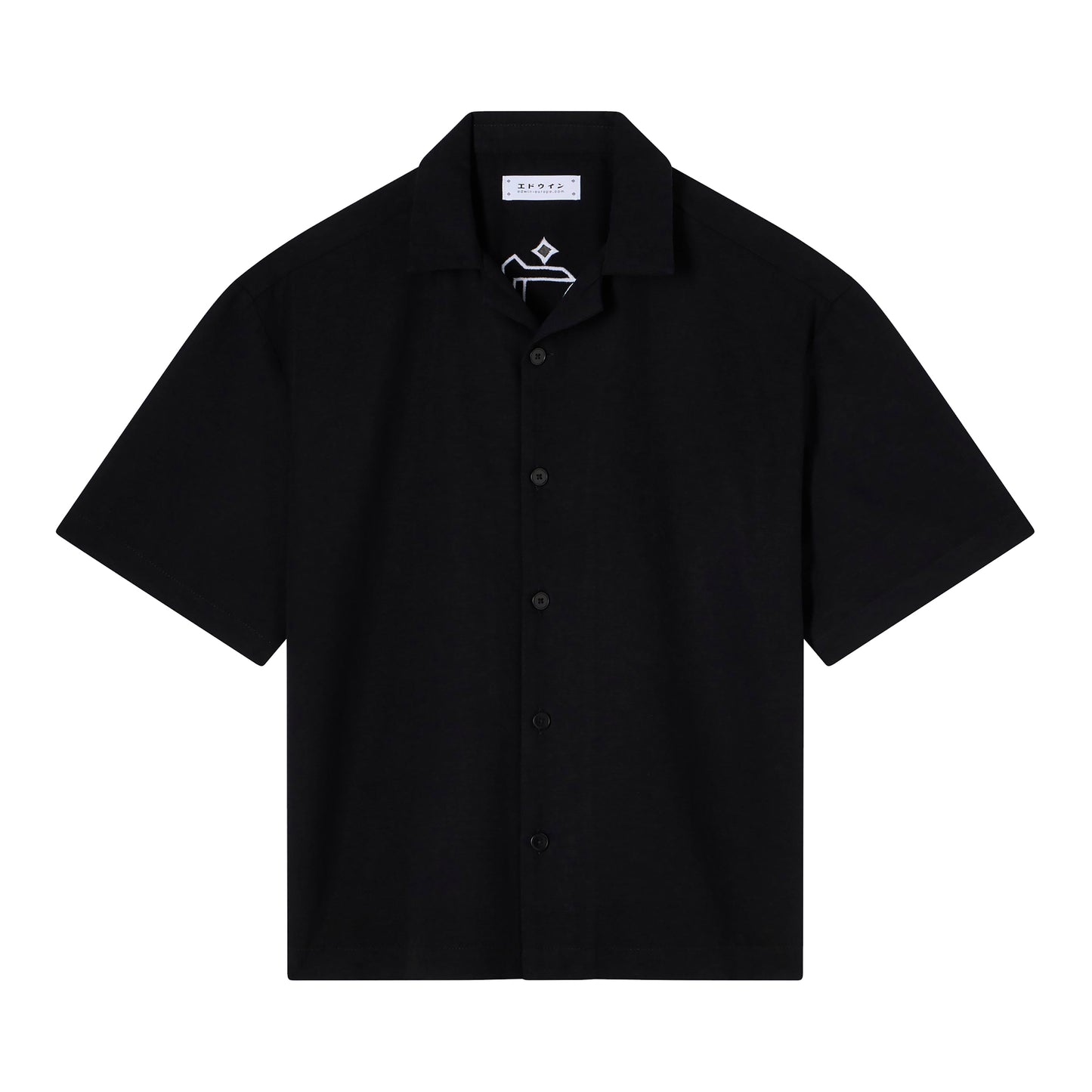 Edwin - Gothic Shirt SS - BLACK / Sort - Skjorter