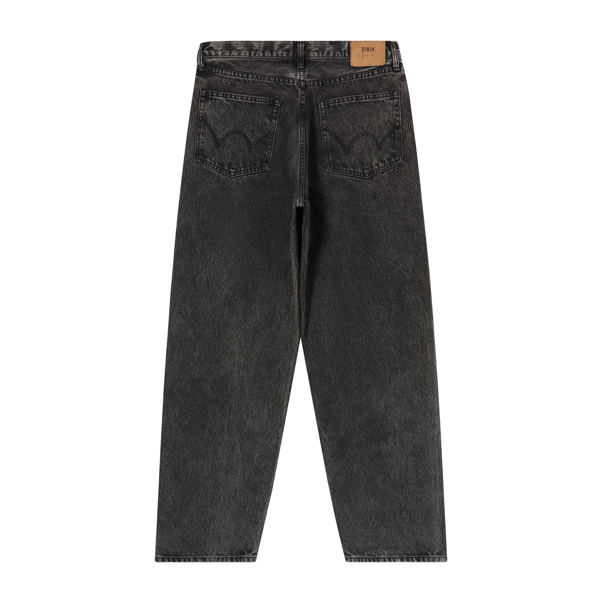 Edwin - Loose Jeans - BLACK/MID DARK USED / Sort - Bukser