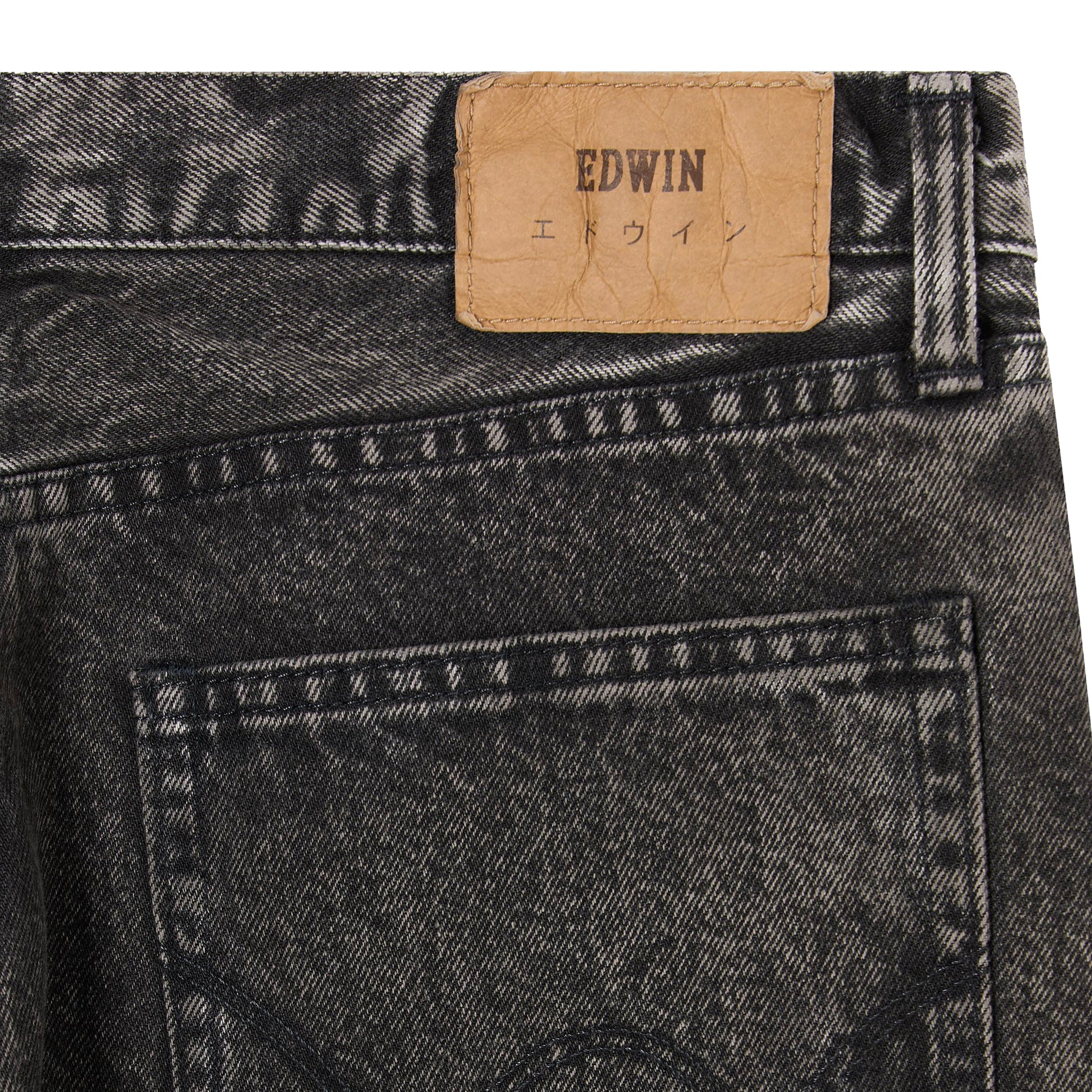 Edwin - Loose Jeans - BLACK/MID DARK USED / Sort - Bukser