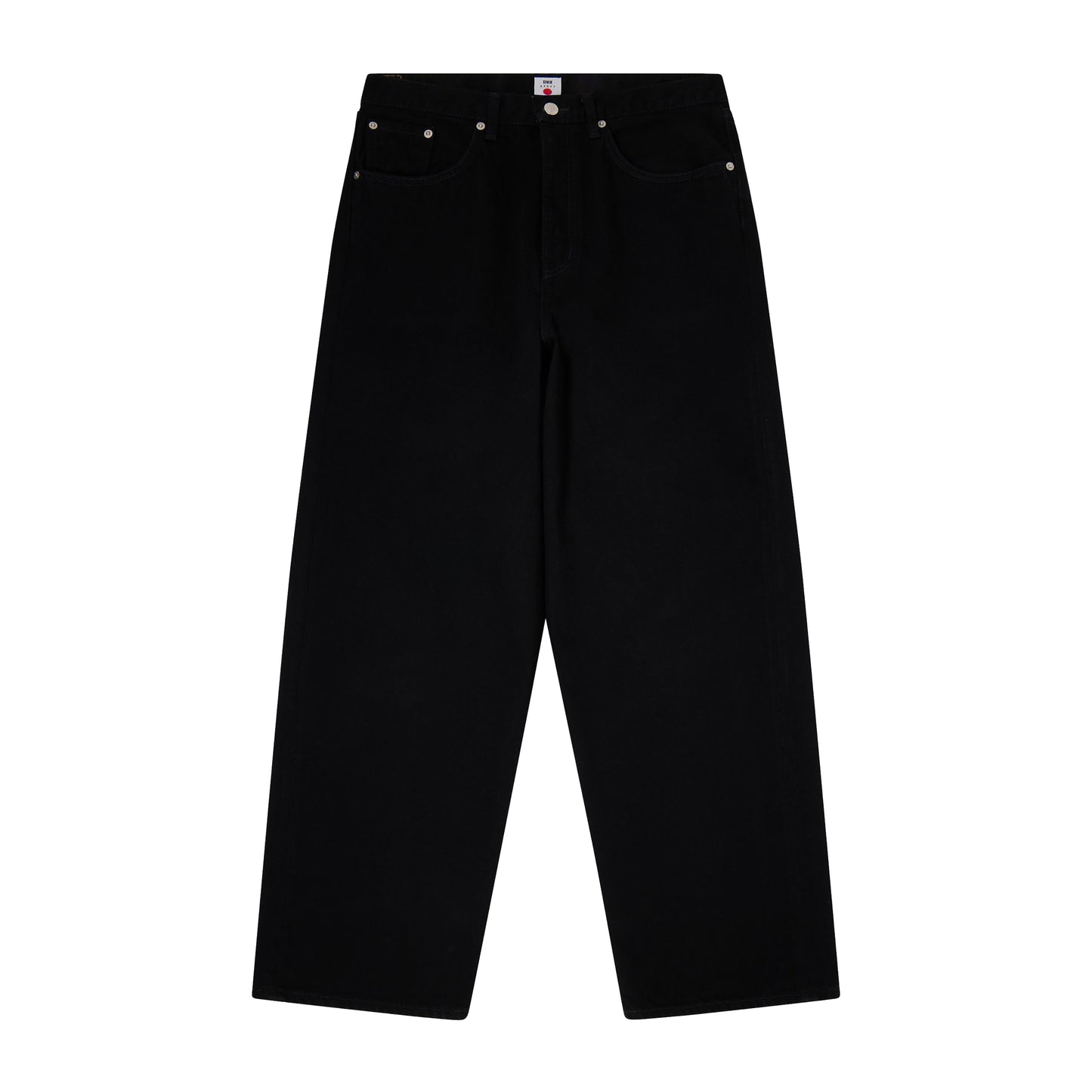 Edwin - Wide Pant - BLACK UNWASHED / Sort - Bukser