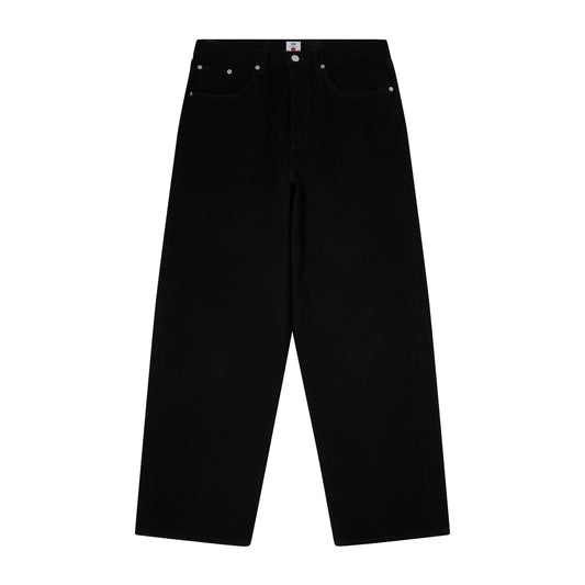 Edwin - Wide Pant - BLACK UNWASHED / Sort - Bukser