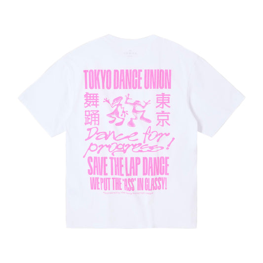 Edwin - Tokoy Dance Union T-Shirt - WHITE / Hvid - T-Shirts
