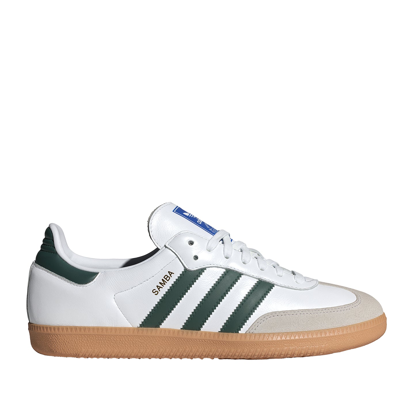 Adidas Originals - Samba OG - FTWWHT/CGREEN/GUM3 / Hvid||Grøn - Sko