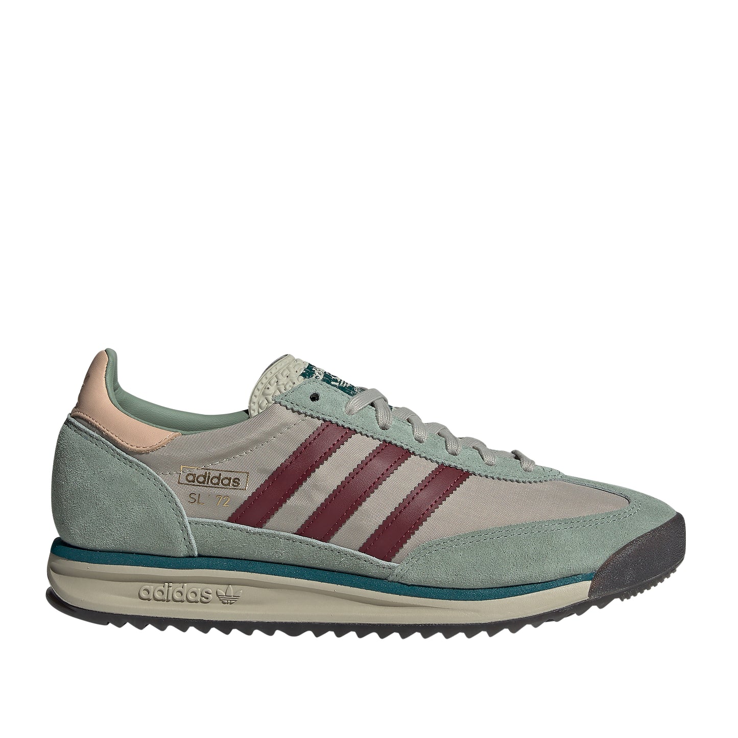 Adidas Originals - SL 72 RS - GREY / RED / Rød||Bordeaux||Grøn - Sko