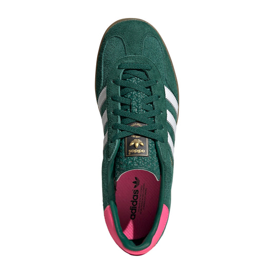 Adidas Originals - Gazelle Indoor - CGREEN/FTWWHT/LUCPNK / Grøn||Pink - Sko