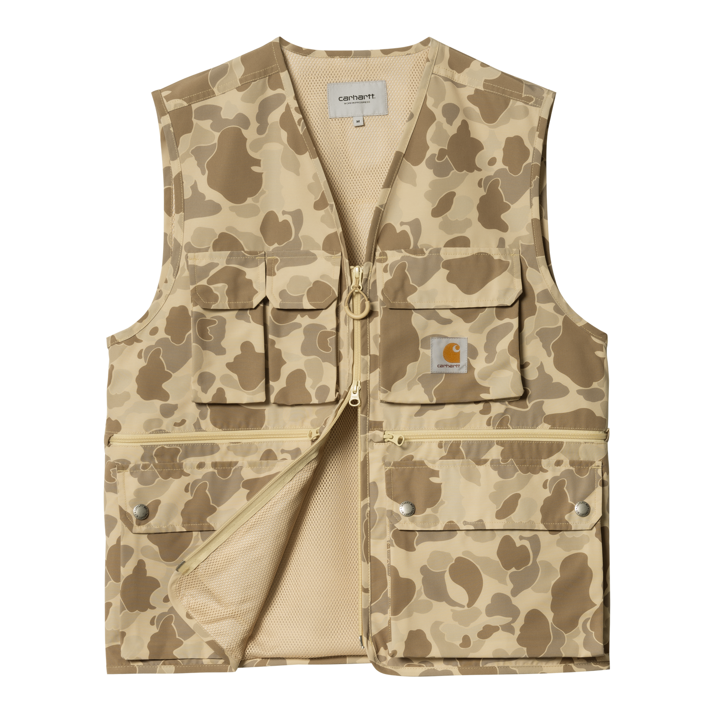 Carhartt WIP - Irwin Vest - CAMO DUCK, DESERT / Beige||Brun||Camouflage - Jakker