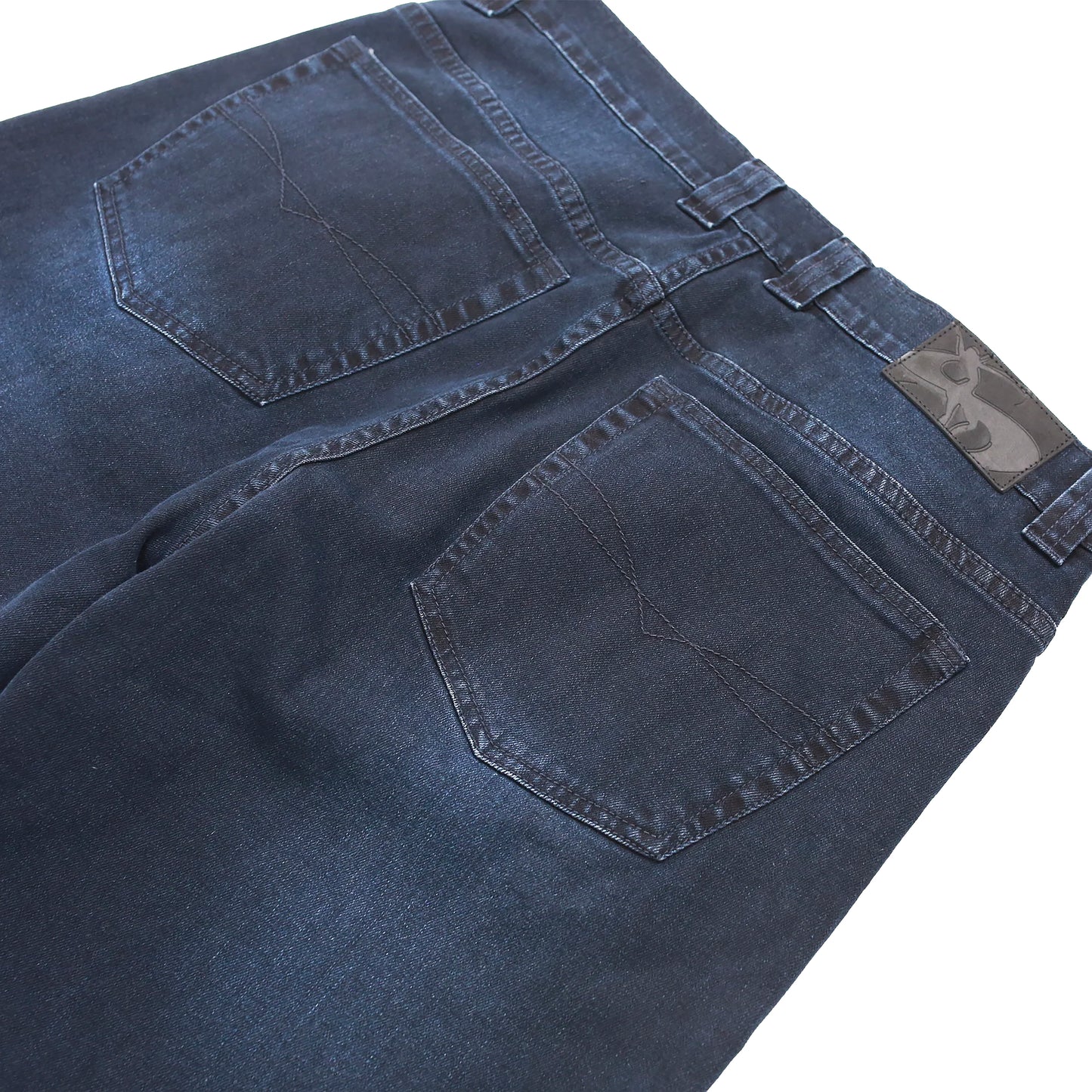 Ivory Slub Jeans