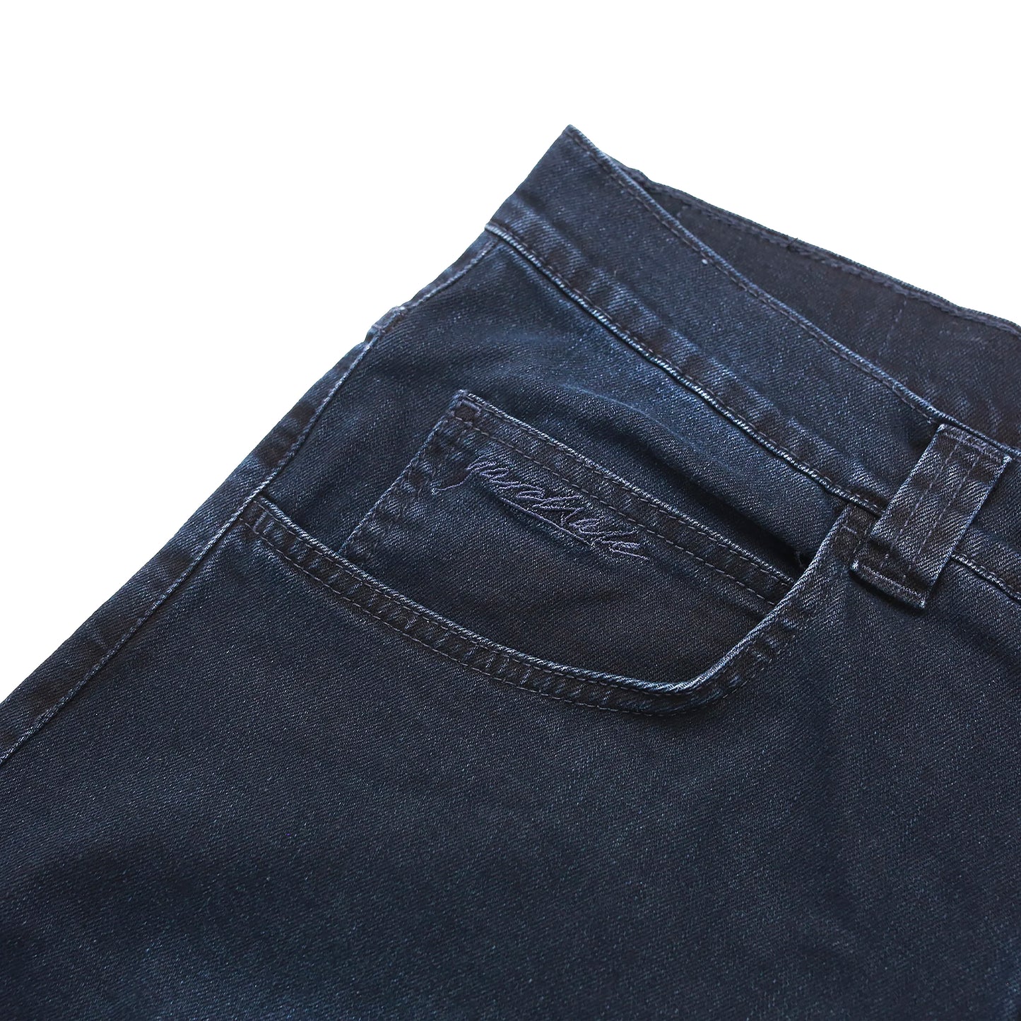 Ivory Slub Jeans
