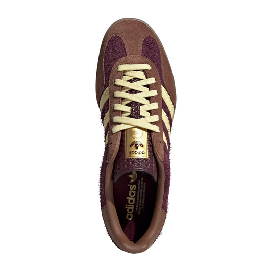 Adidas Originals - Gazelle Indoor - MAROON / YELLOW / Brun||Bordeaux - Sko