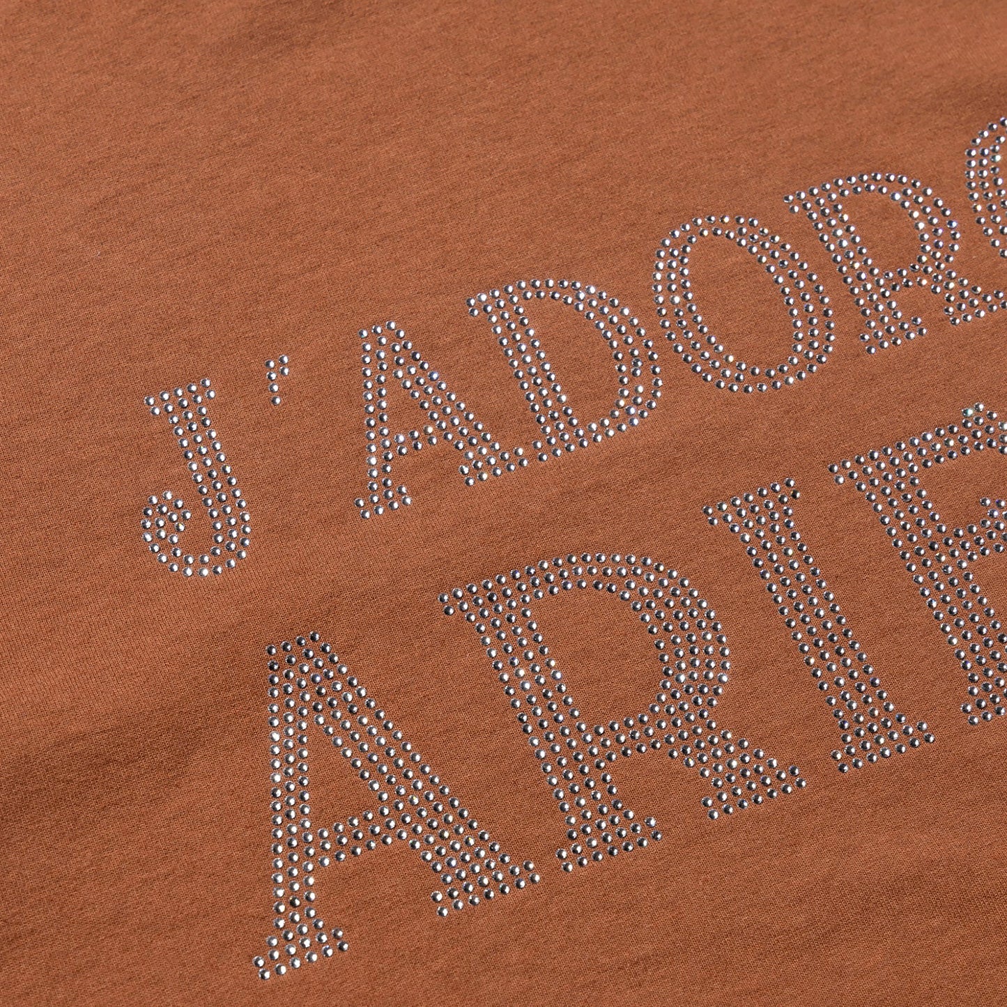 Aries - J'Adoro Aries Diamante SS Tee - BROWN / Brun - T-Shirts