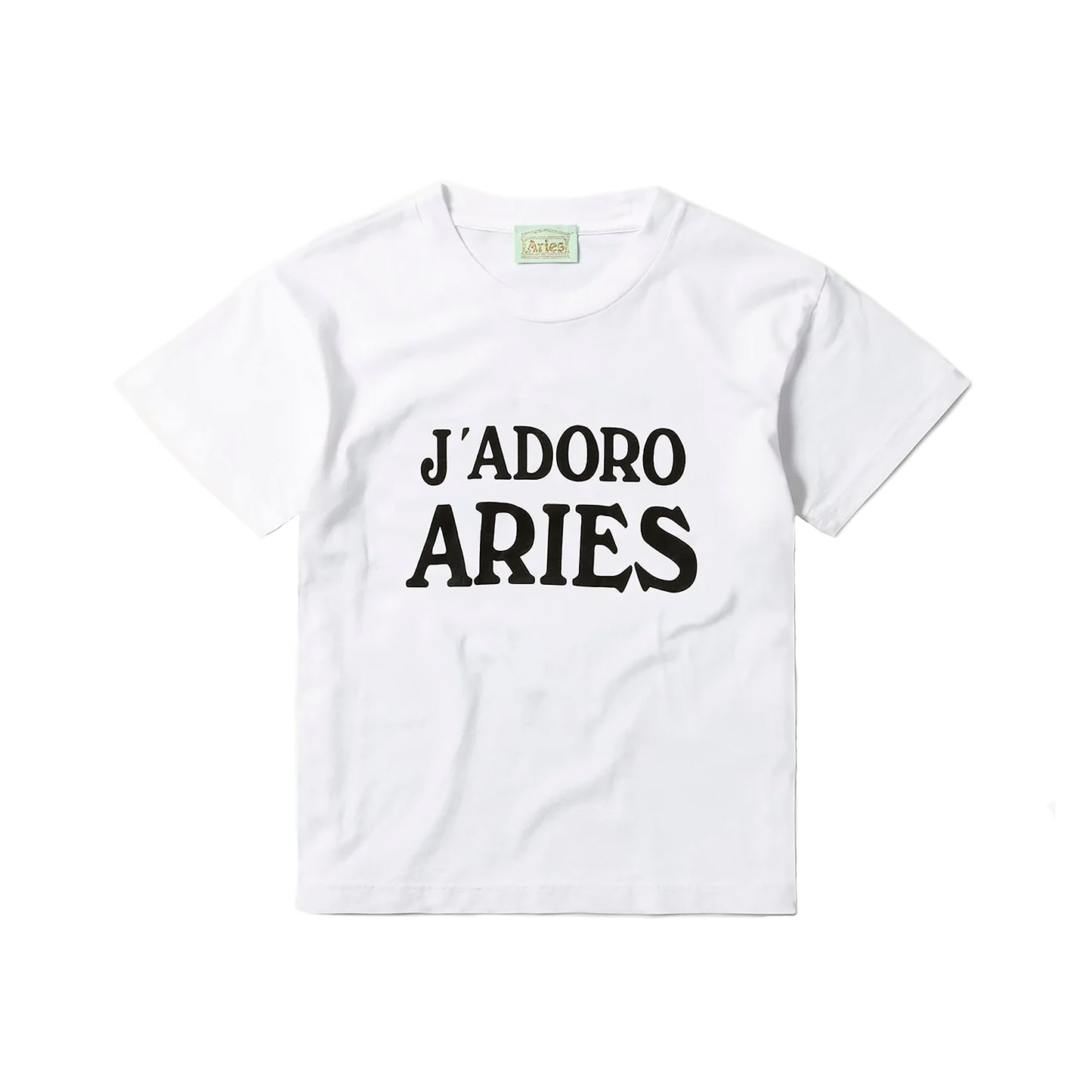 Aries - J'Adoro Aries SS Tee Baby Fit - WHITE / Hvid - T-Shirts