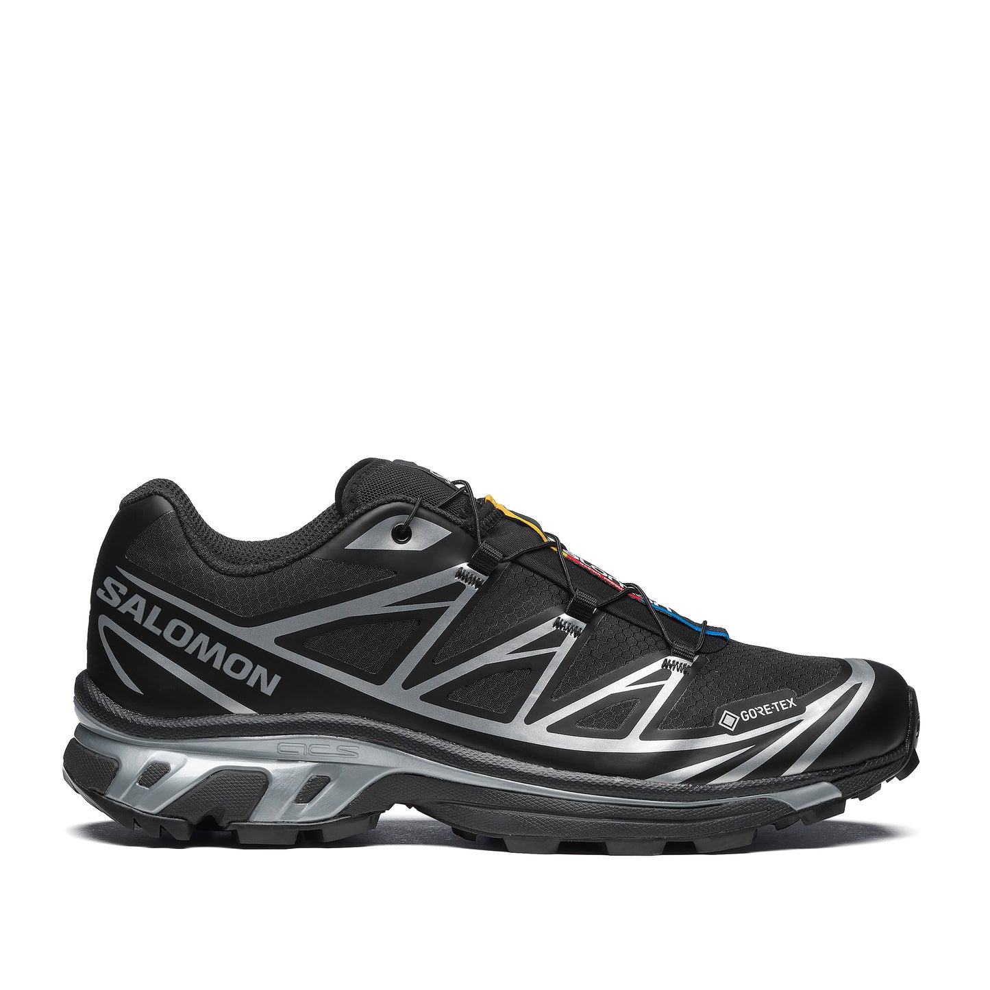 Salomon - XT-6 GTX - BLACK/BLACK/FTW SLVR / Sort||Grå||Sølv - Sko