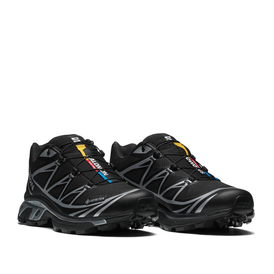 Salomon - XT-6 GTX - BLACK/BLACK/FTW SLVR / Sort||Grå||Sølv - Sko