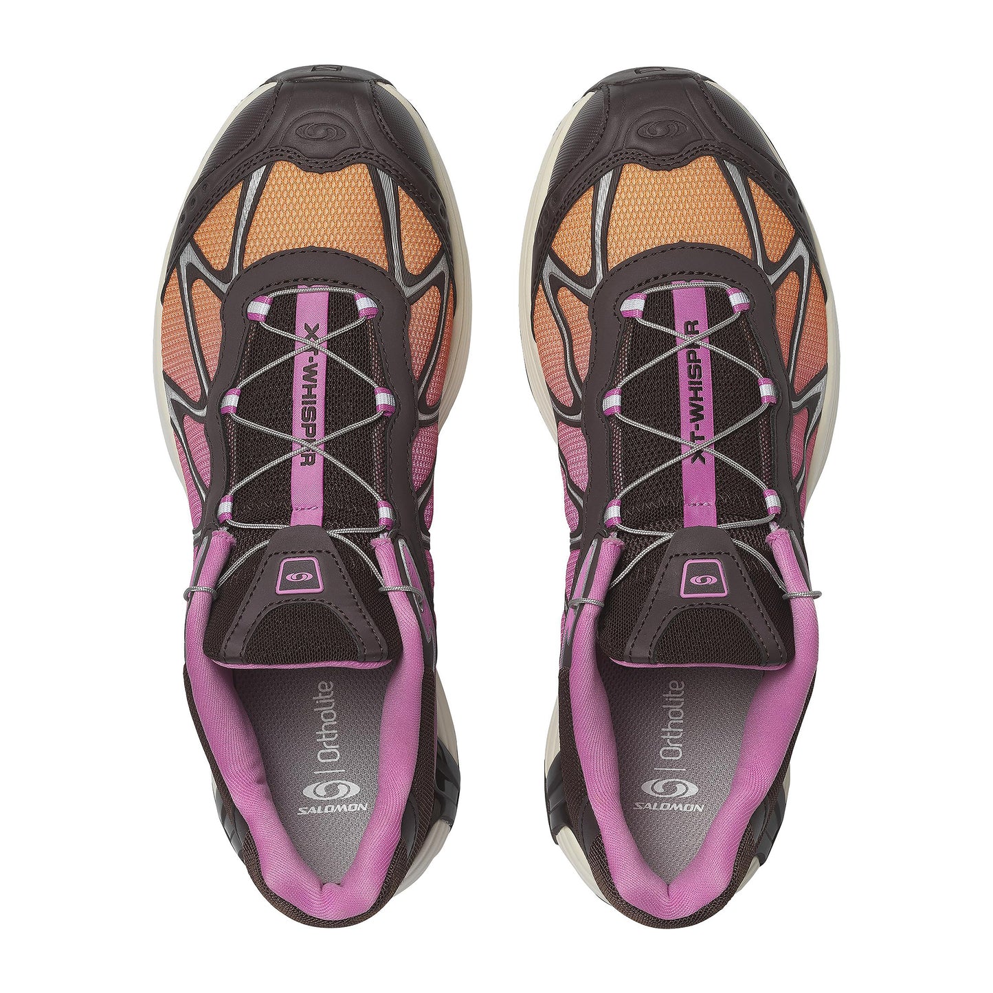 Salomon - XT-WHISPER - CYCLAMEN/TURMERIC/BL / Gul||Lilla||Orange||Brun - Sko