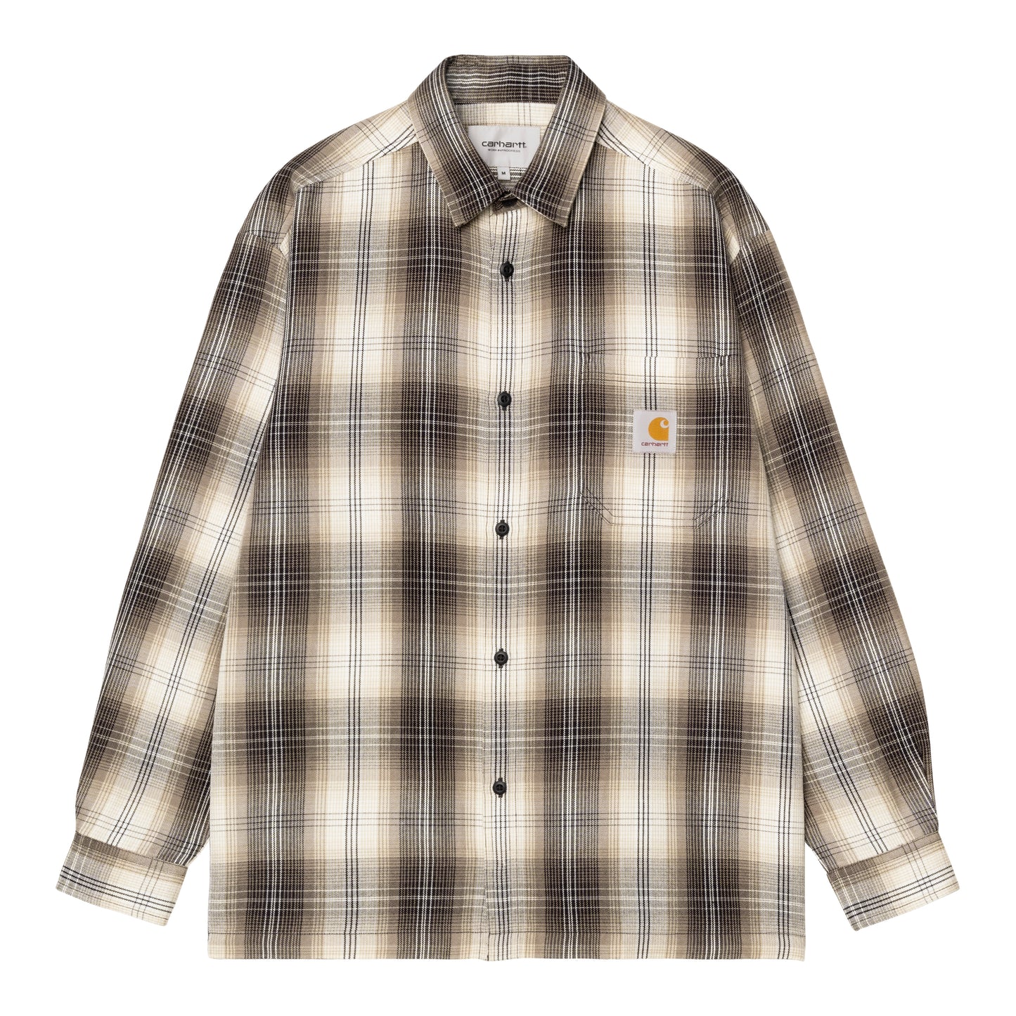 Carhartt WIP - L/S Blanton Shirt - BLANTON CHECK, YOSEM / Brun||Tern - Skjorter