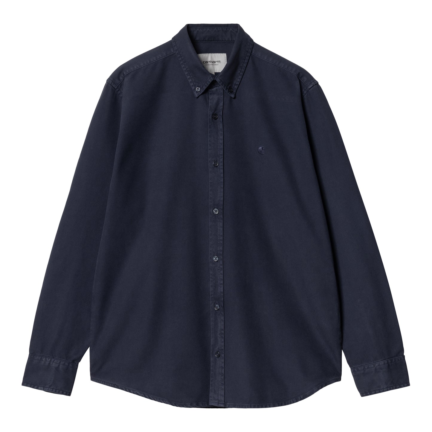 Carhartt WIP - L/S Bolton Shirt - AIR FORCE BLUE / Blå - Skjorter
