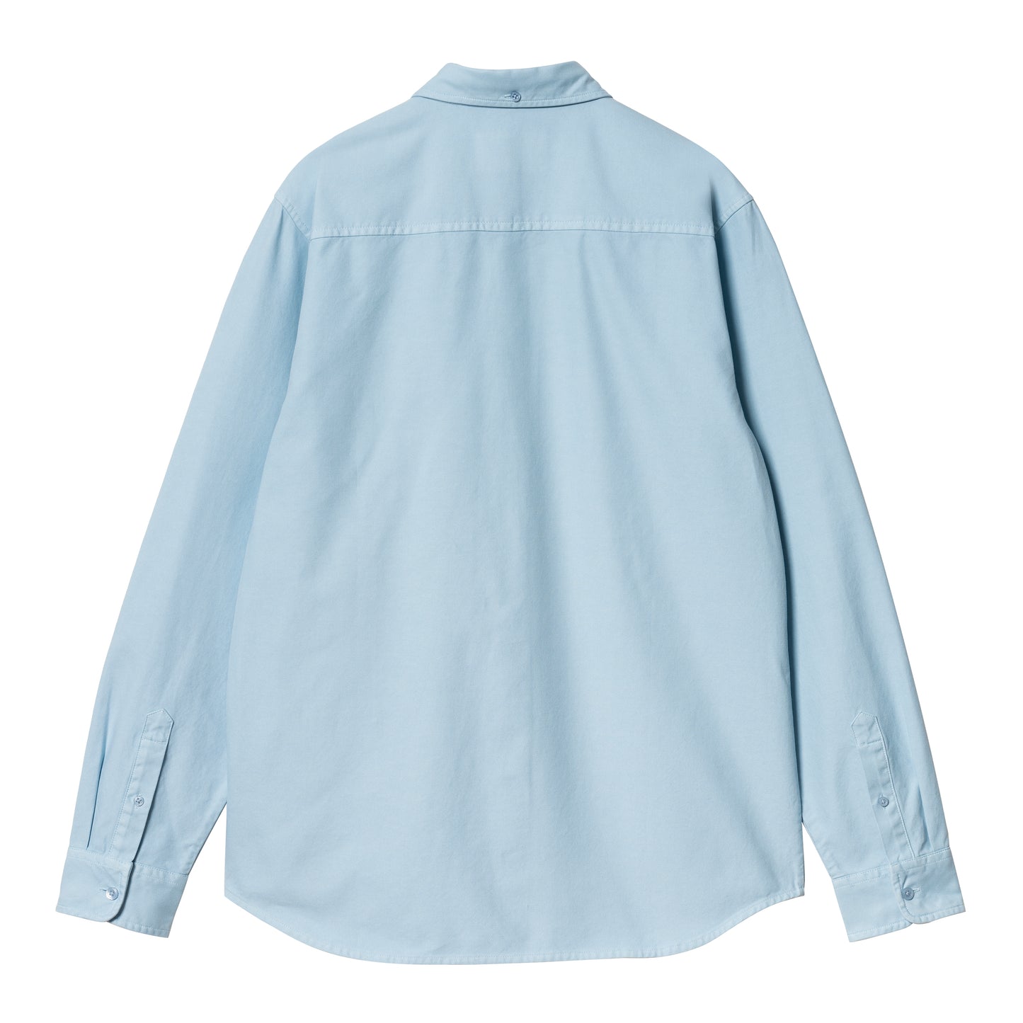 Carhartt WIP - L/S Bolton Shirt - AIR SKY GARMENT DYED / Blå - Skjorter