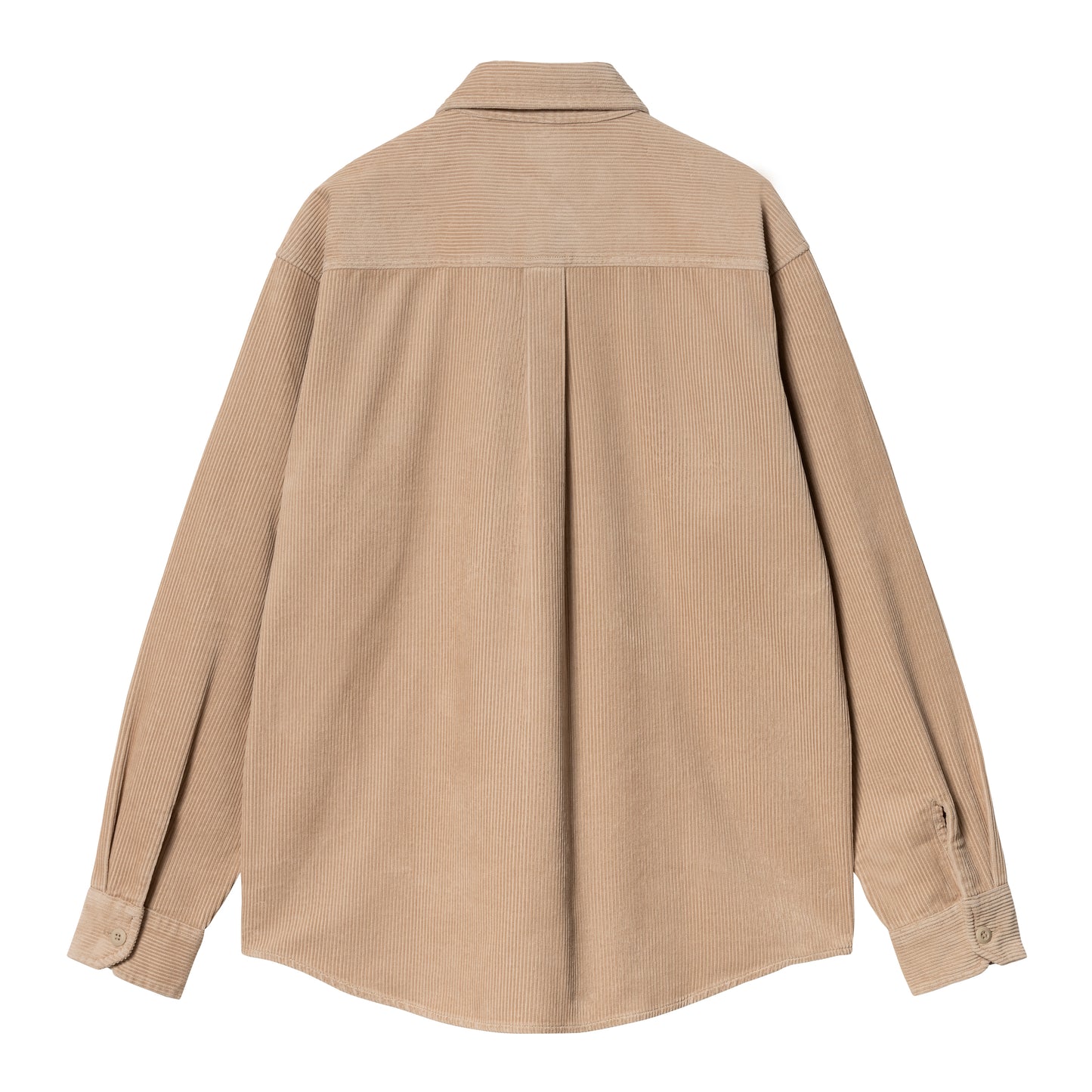 Carhartt WIP - L/S Flint Shirt - WALL RINSED / Beige - Skjorter