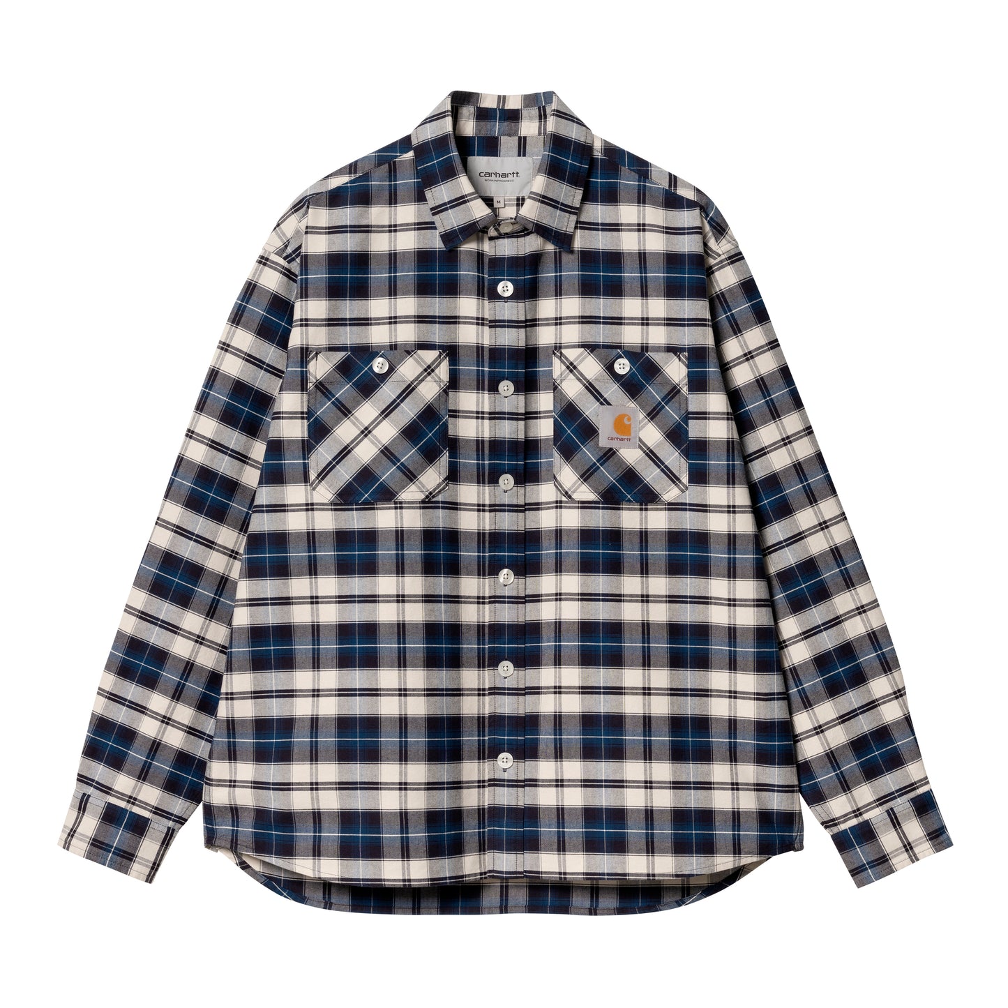Carhartt WIP - L/S Tarbell Shirt - TARBELL CHECK, DARK / Blå||Tern - Skjorter