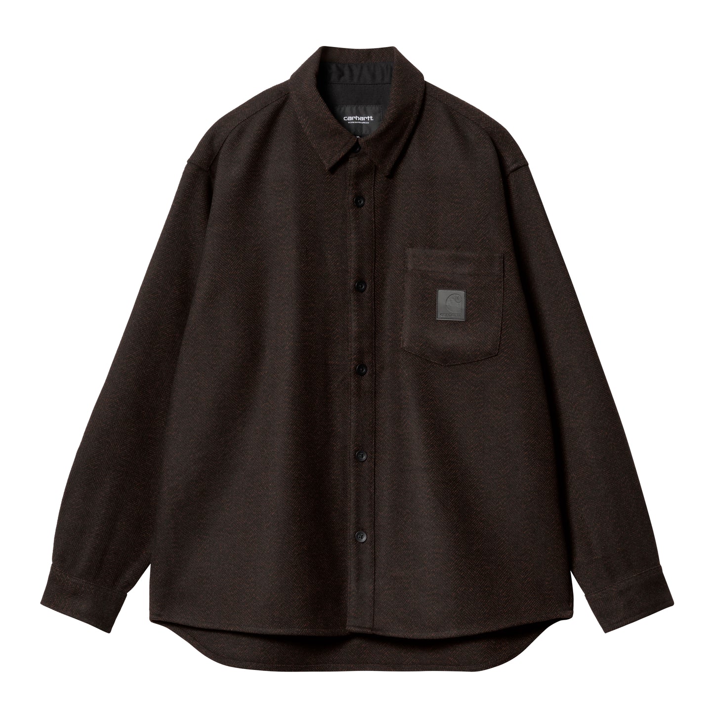 Carhartt WIP - L/S Truman Shirt - CHOCOLATE / BLACK / Brun||Sort - Skjorter