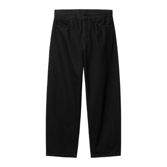Carhartt WIP - Landon Pant Robertson - BLACK RINSED / Sort - Bukser