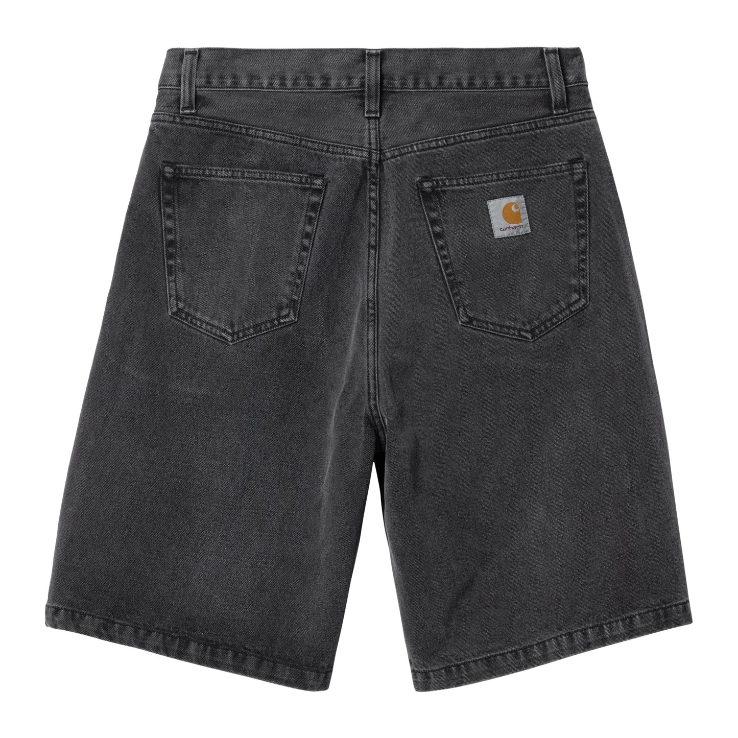 Carhartt WIP - Landon Short Robertson - BLACK HEAVY STONE WA / Sort - Shorts