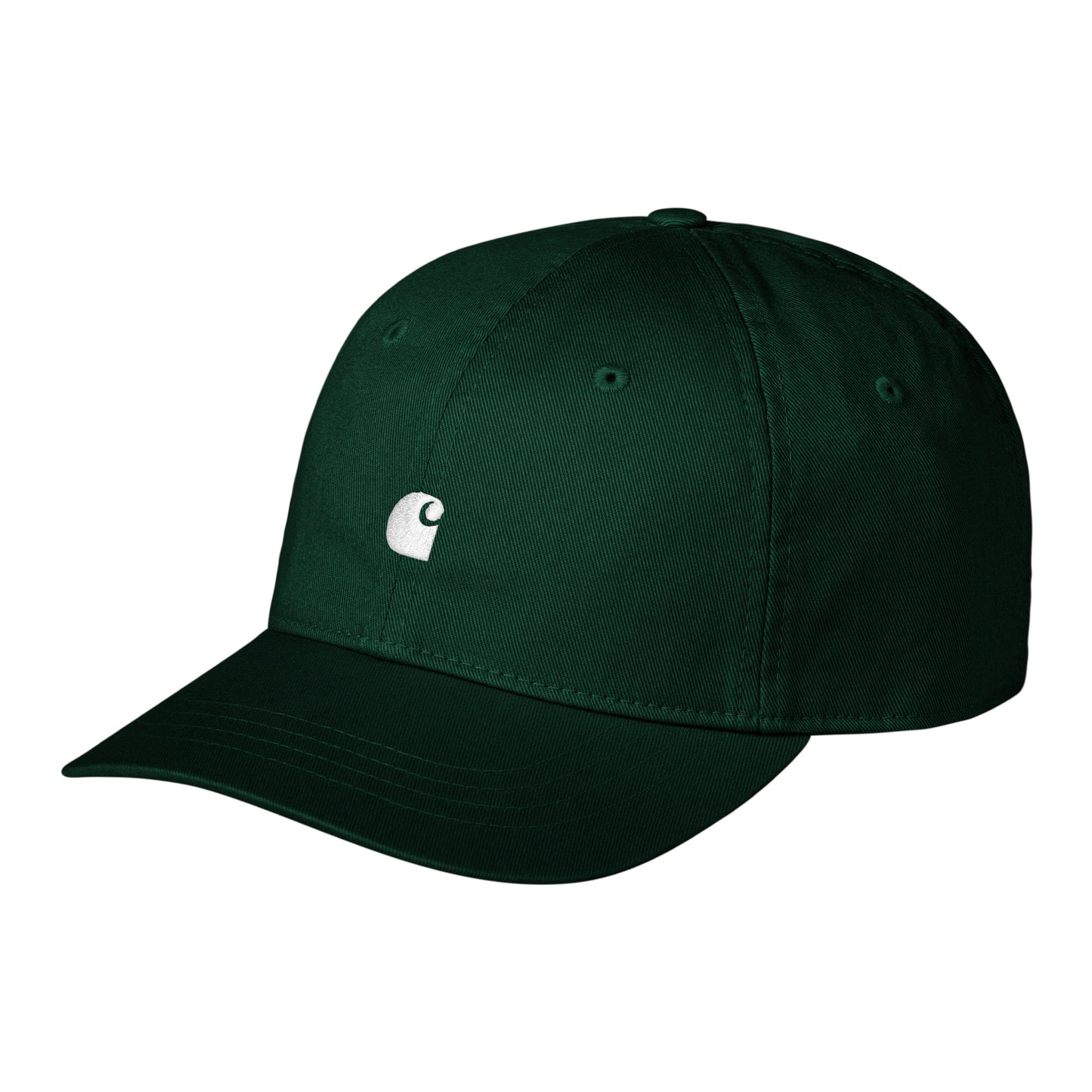 Carhartt WIP - Madison Logo Cap - CONIFER / WHITE / Grøn - Accessories