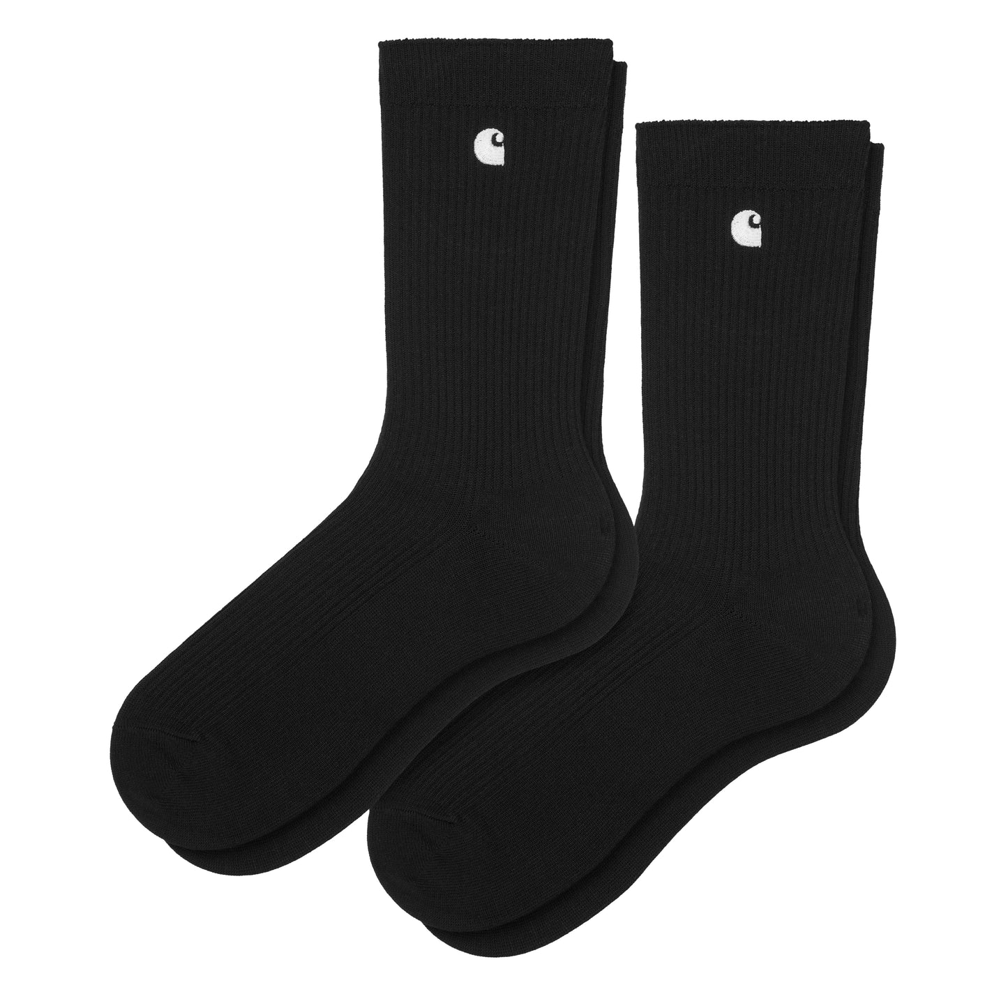 Carhartt WIP - Madison Pack Socks - BLACK / WHITE + BLAC / Sort - Accessories