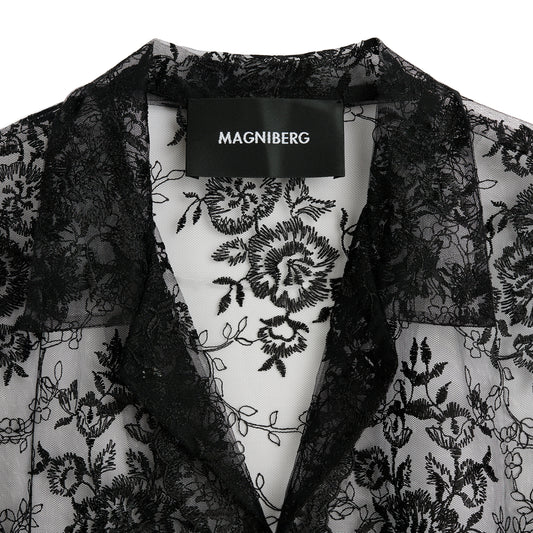 Magniberg - Rose Shirt - BLACK / Sort - Skjorter