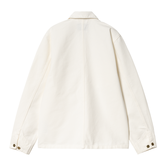 Carhartt WIP - Michigan Coat (Summer) - WAX / WAX RINSED / Hvid - Jakker