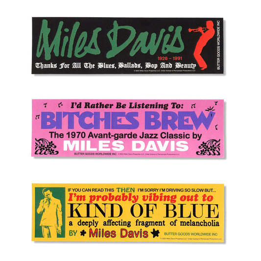Miles Bumper Sticker Pack